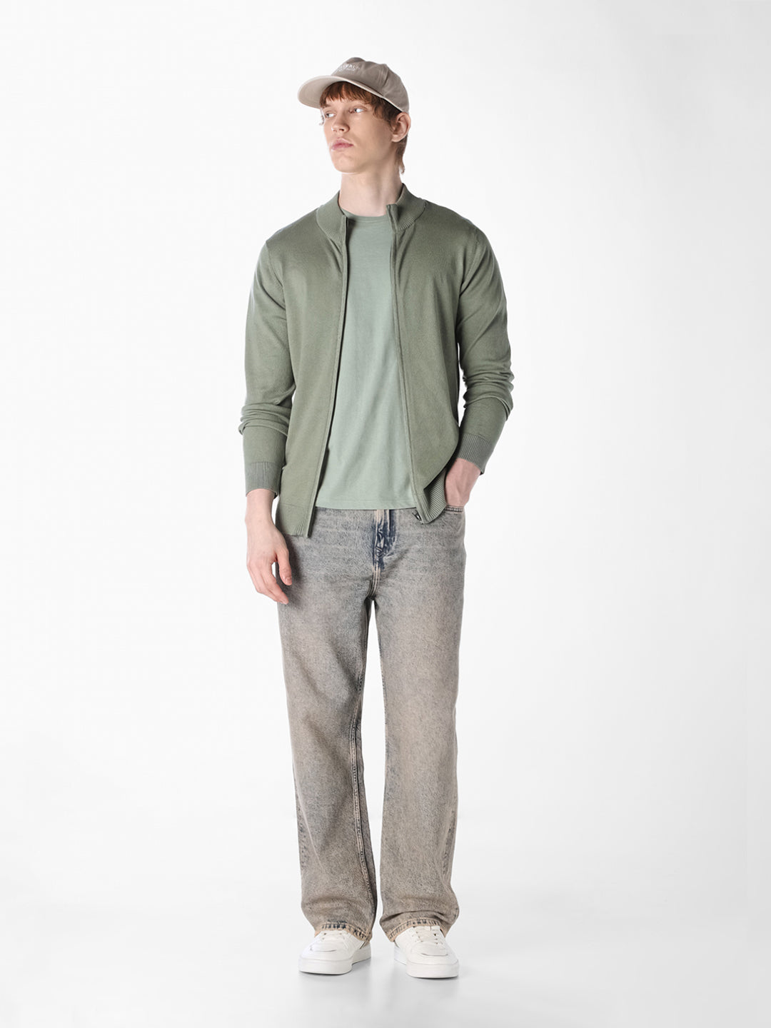 Full Zip Knitted Jacket