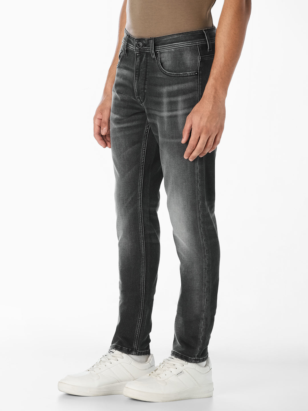 Black Washed Clark Regular Fit Jeans