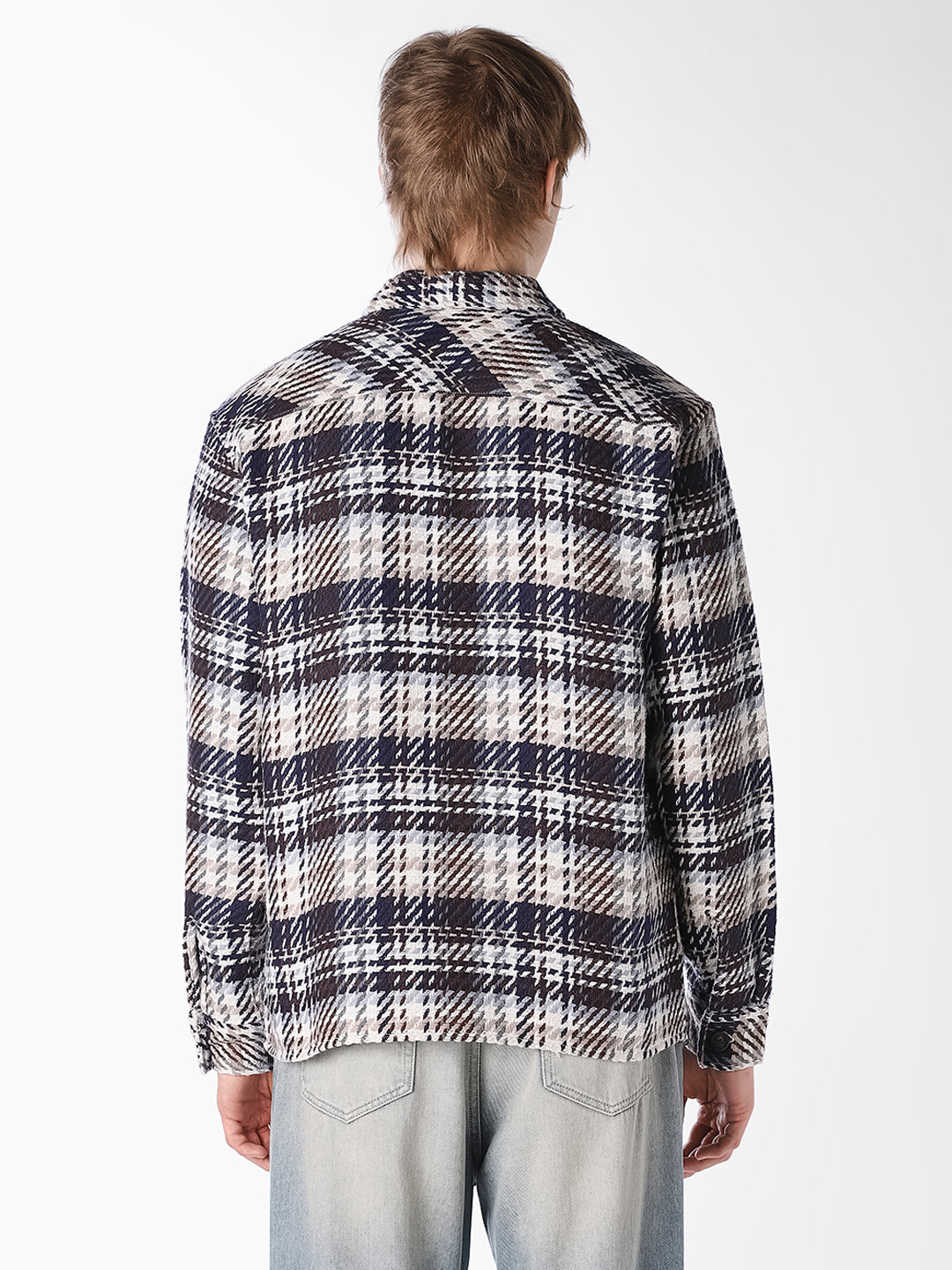 Plaid Twill Overshirt