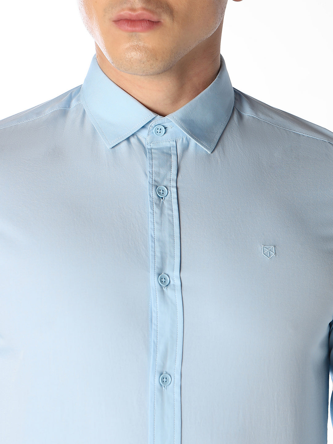 Light Blue Slim Fit Formal Shirt