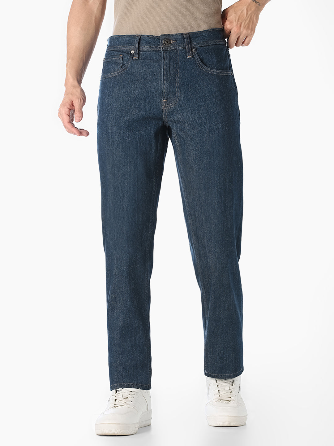 Dark Blue Clark Regular Fit Jeans