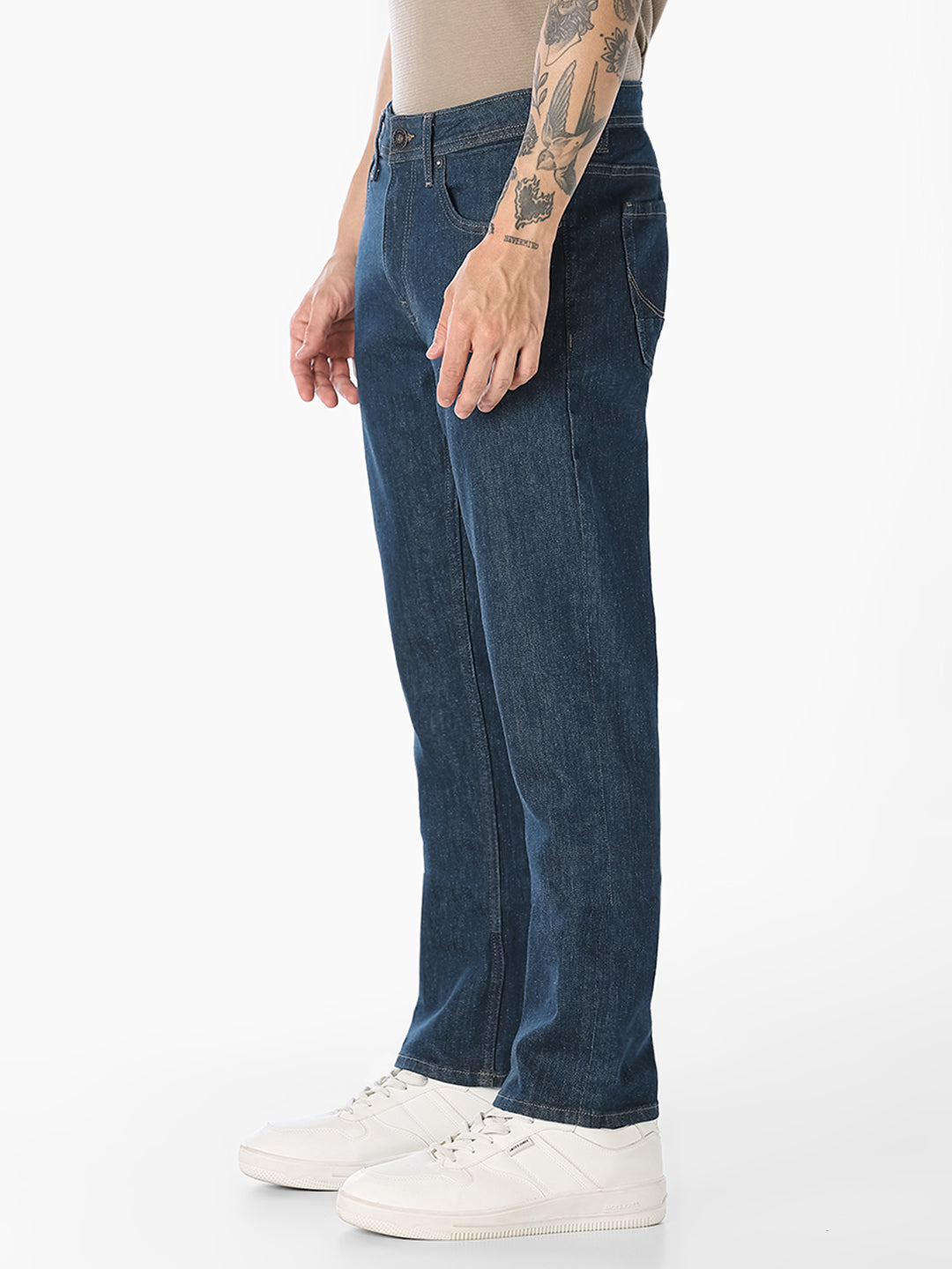 Dark Blue Clark Regular Fit Jeans