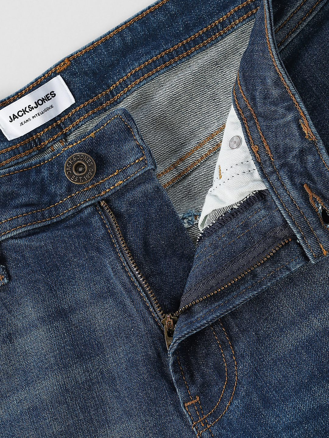 Blue Washed Clark Regular Fit Jeans