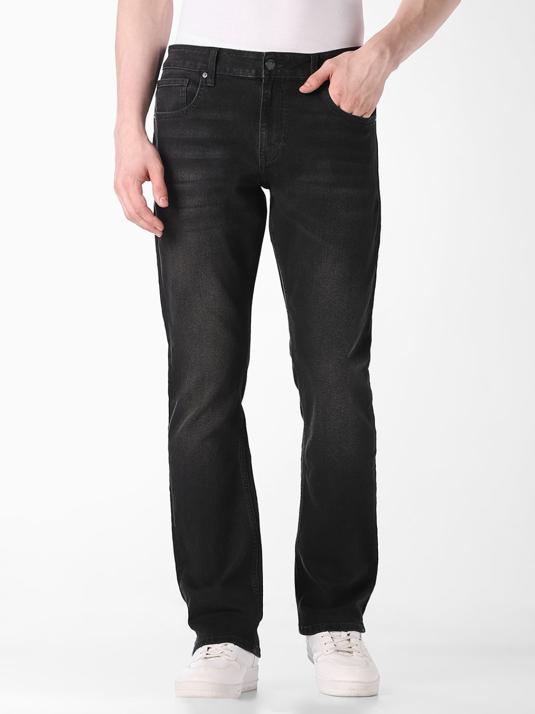 Black Clark Regular Fit Jeans
