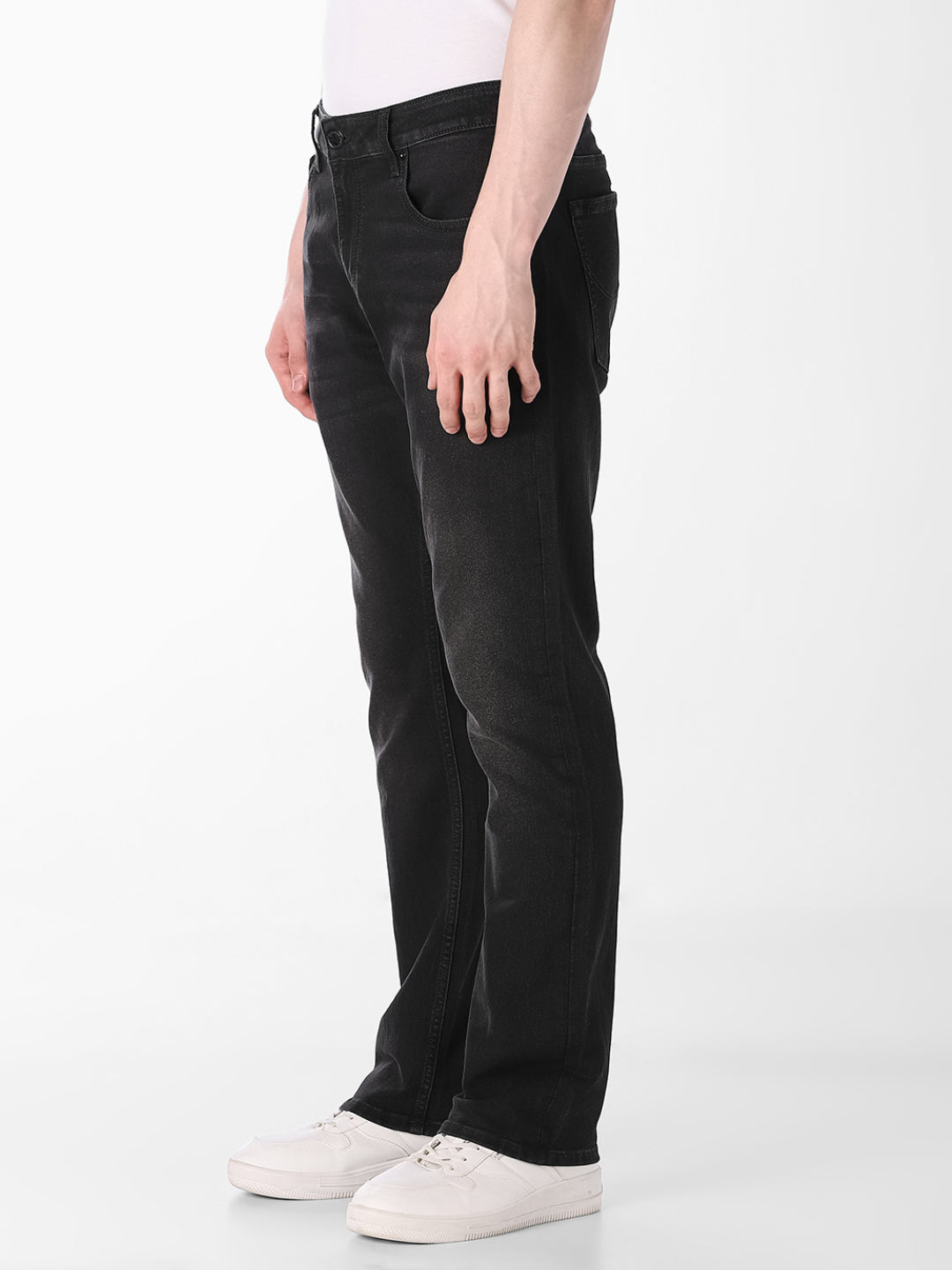 Black Clark Regular Fit Jeans