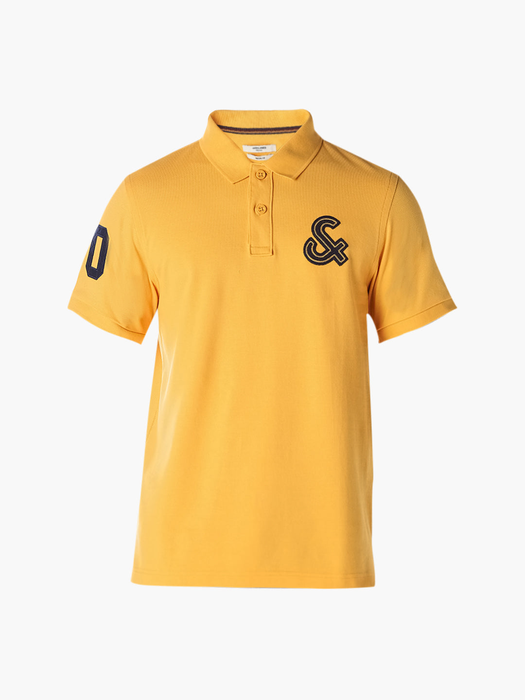 Knitted Cotton Polo - Yellow