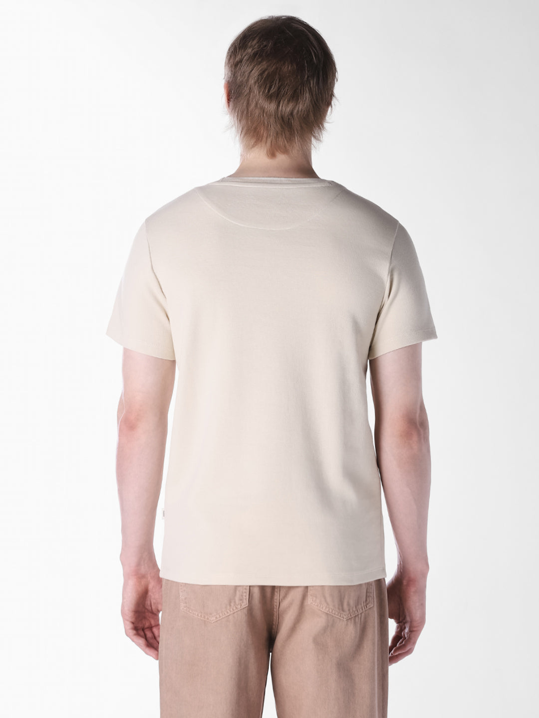 Beige Regular Fit T-shirt