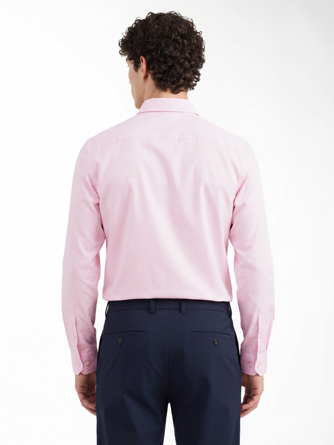 Pink Regular-fit twill shirt