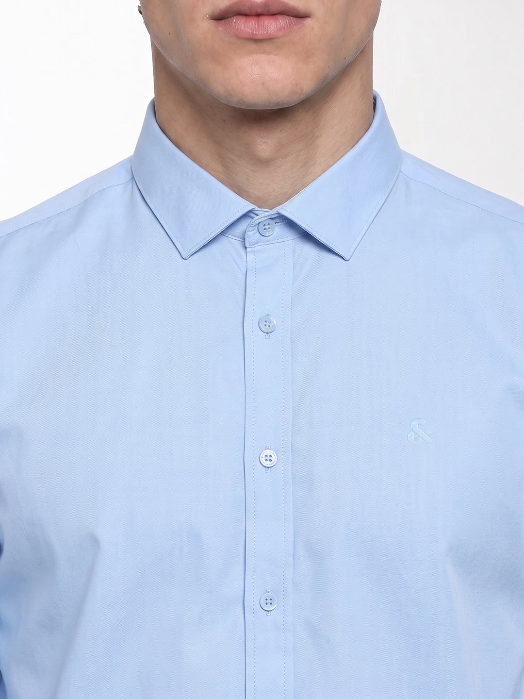 Blue Regular-fit twill shirt