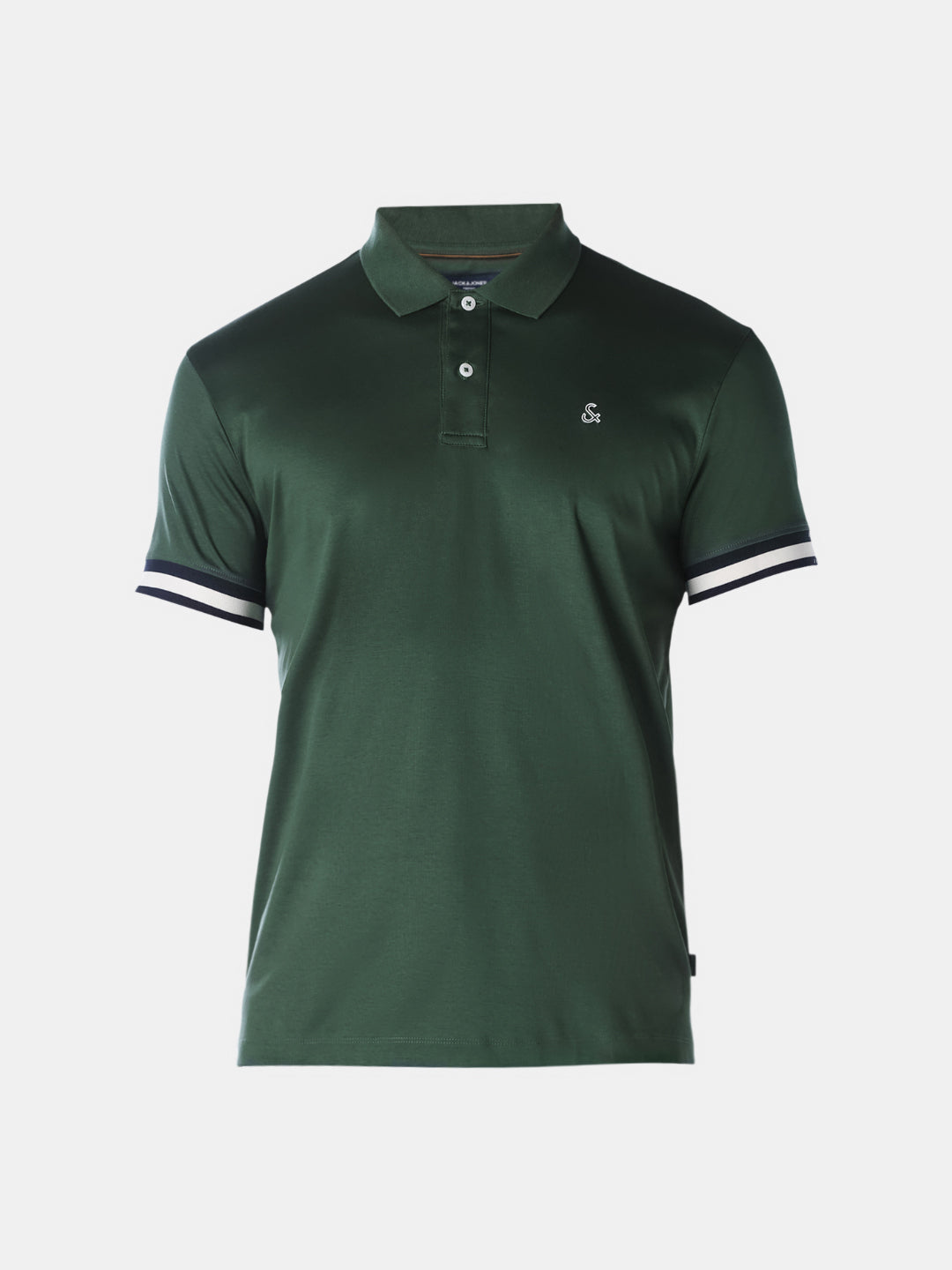 Green Embroidered Logo Polo