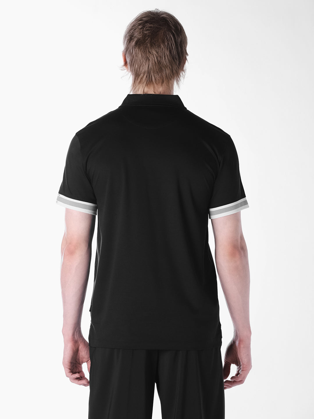 Black Regular Fit polo
