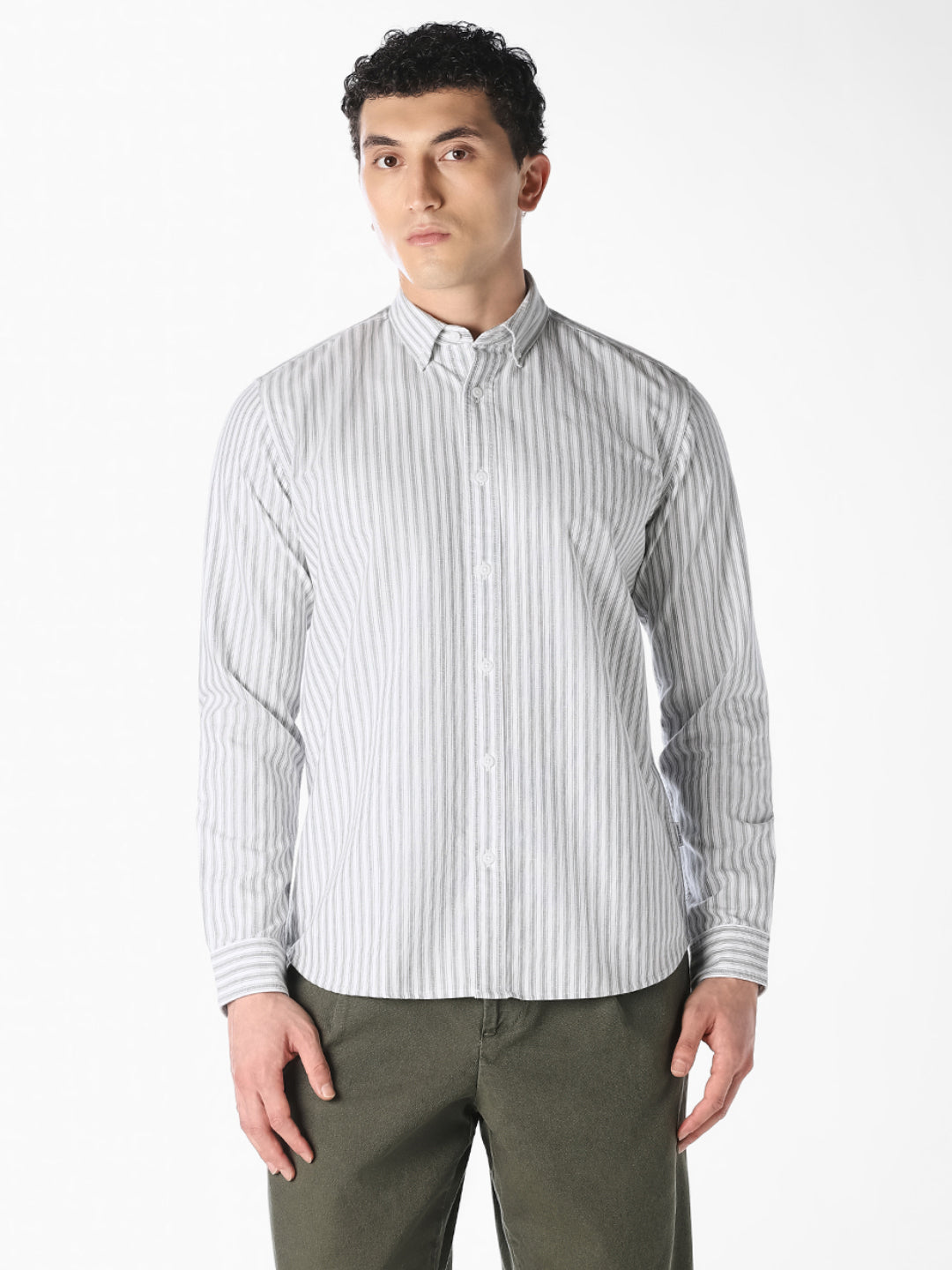 Striped Full Sleeves Shirt