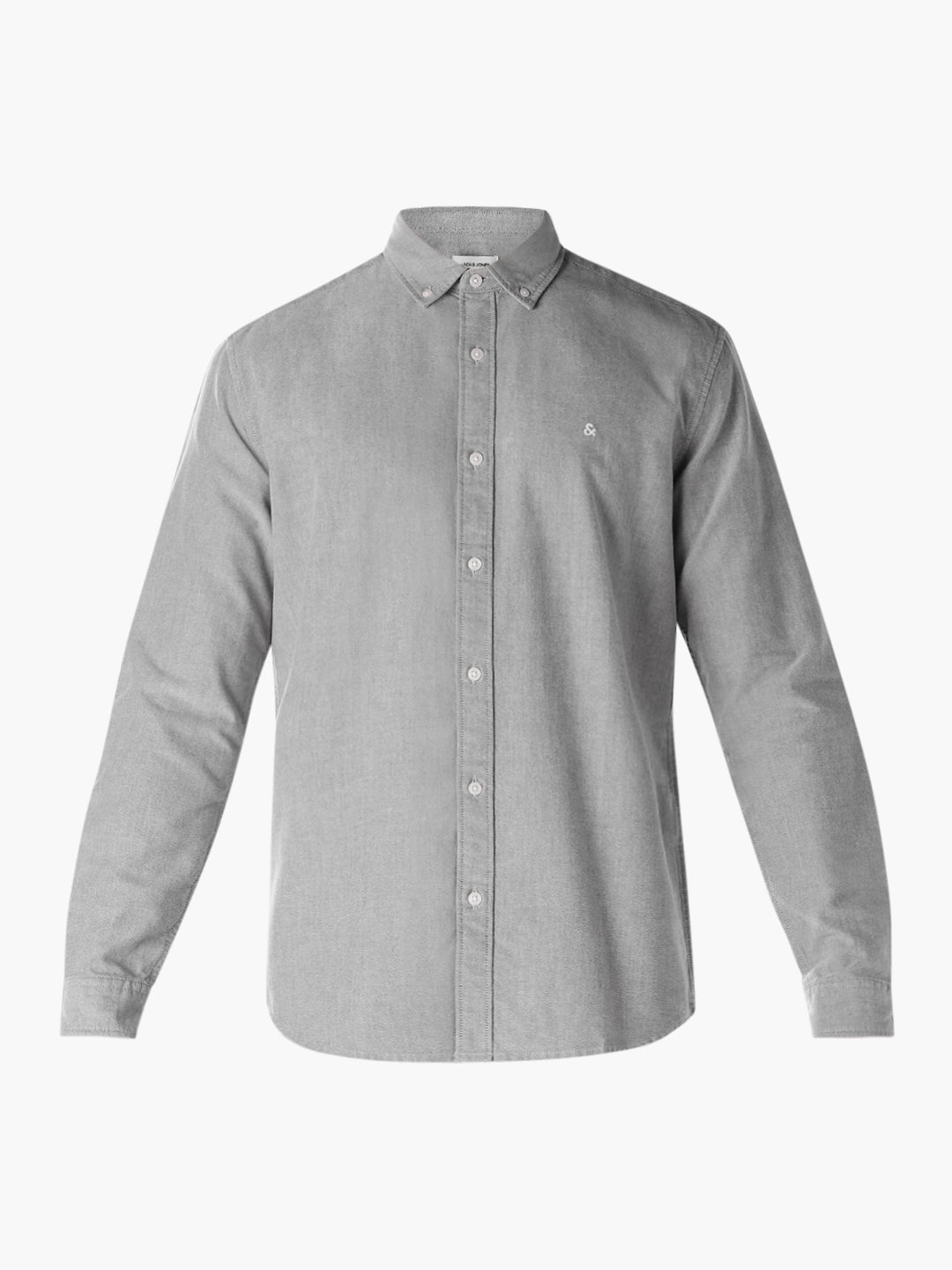Contrast Stitch Grey Shirt