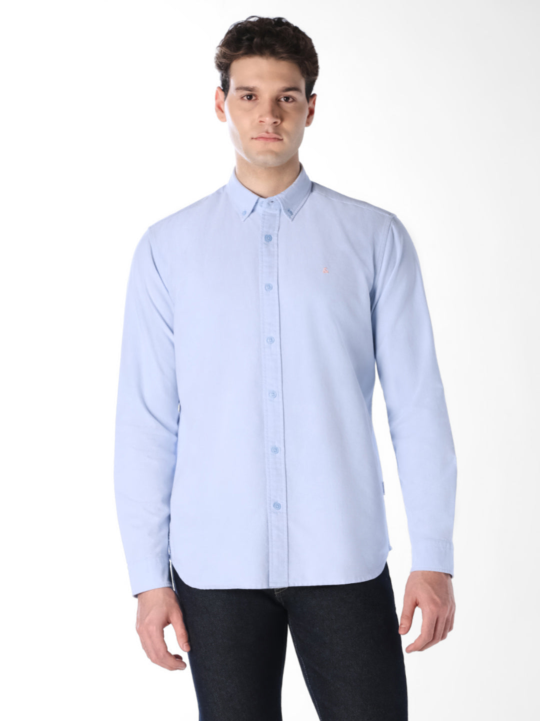 Button Down Collar Cotton Shirt