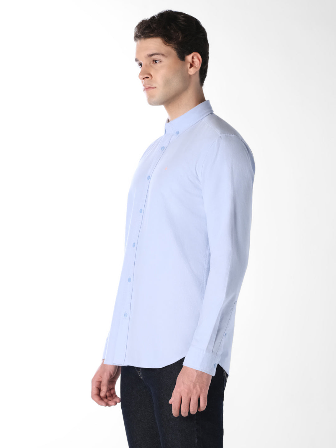 Button Down Collar Cotton Shirt
