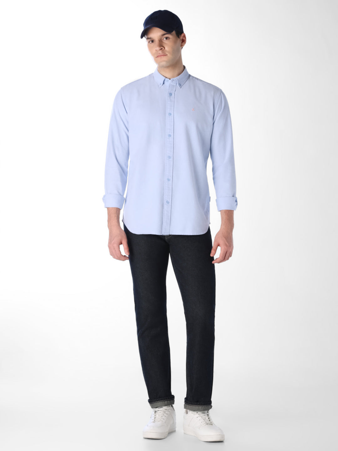 Button Down Collar Cotton Shirt