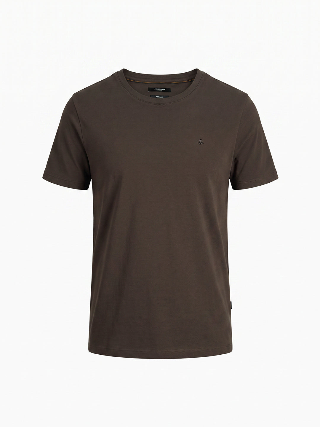 Brown Embroidered T-shirt