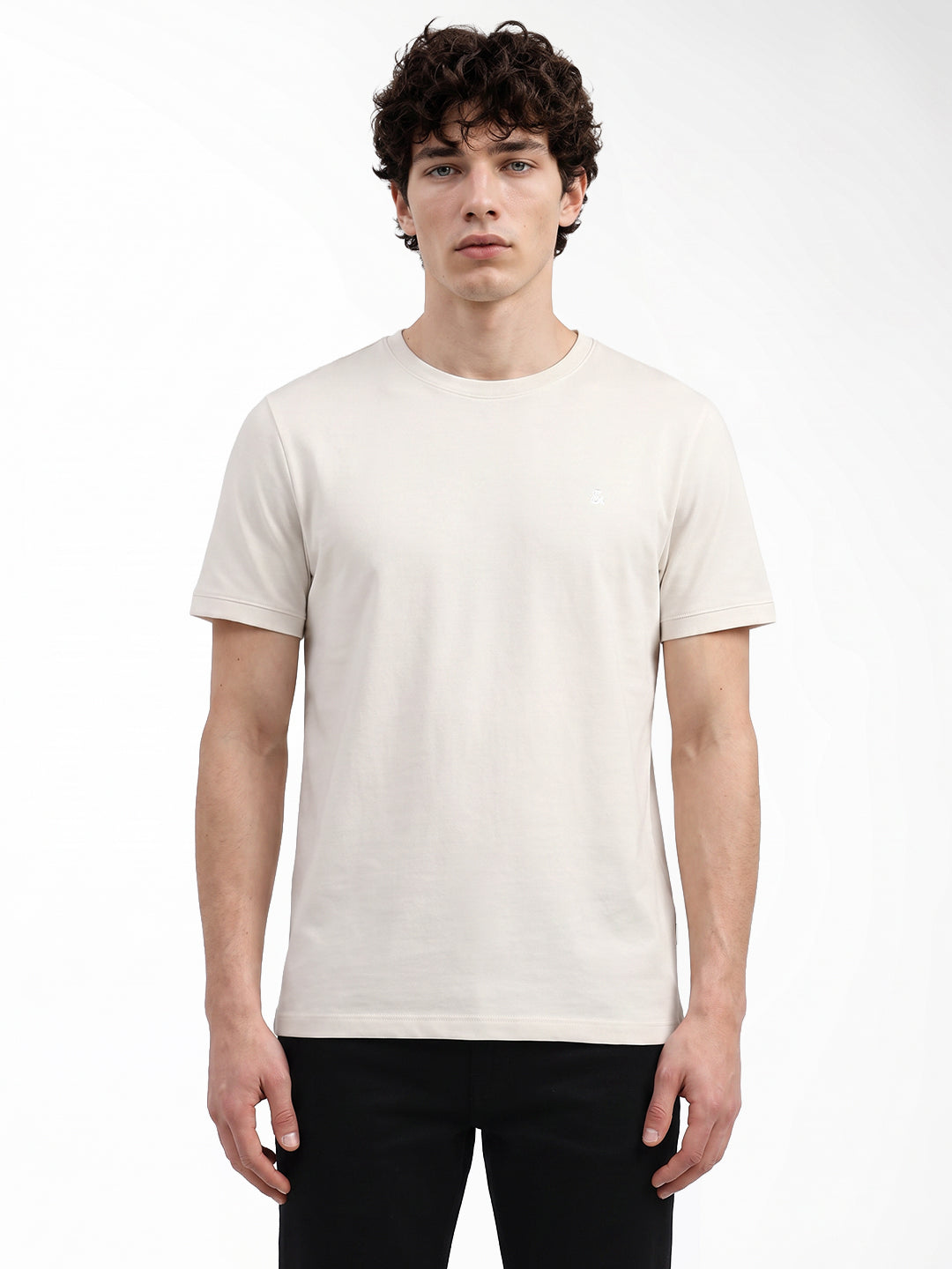 White Embroidered T-shirt