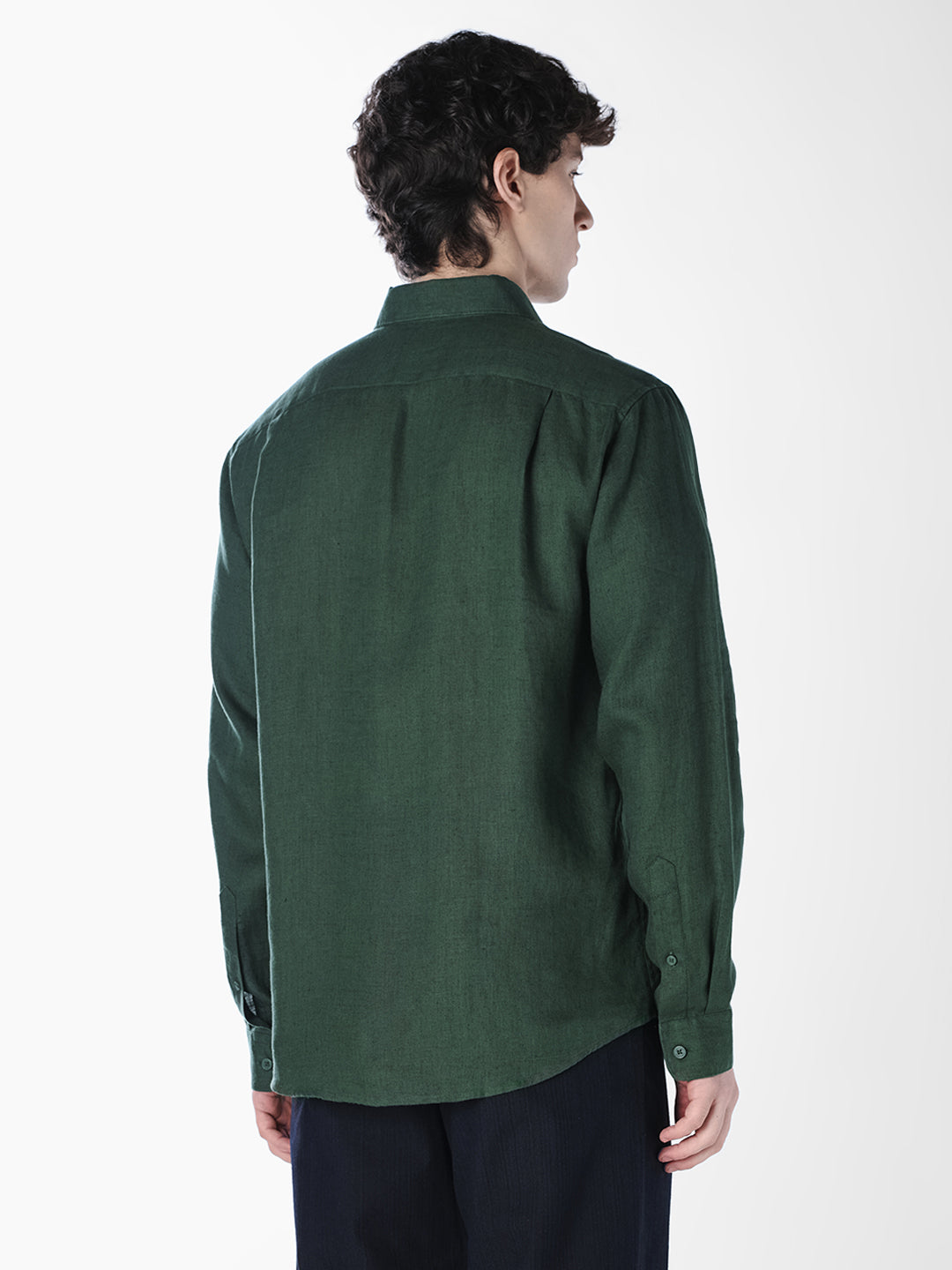 Cotton Textured Regular Fit Shirt