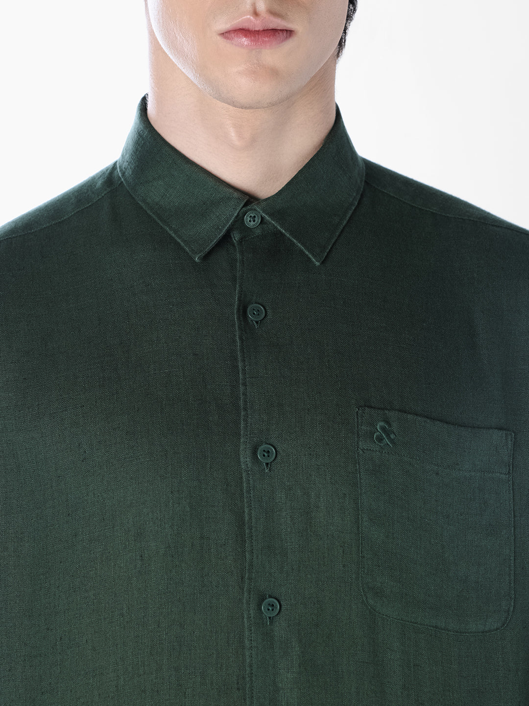 Cotton Textured Regular Fit Shirt