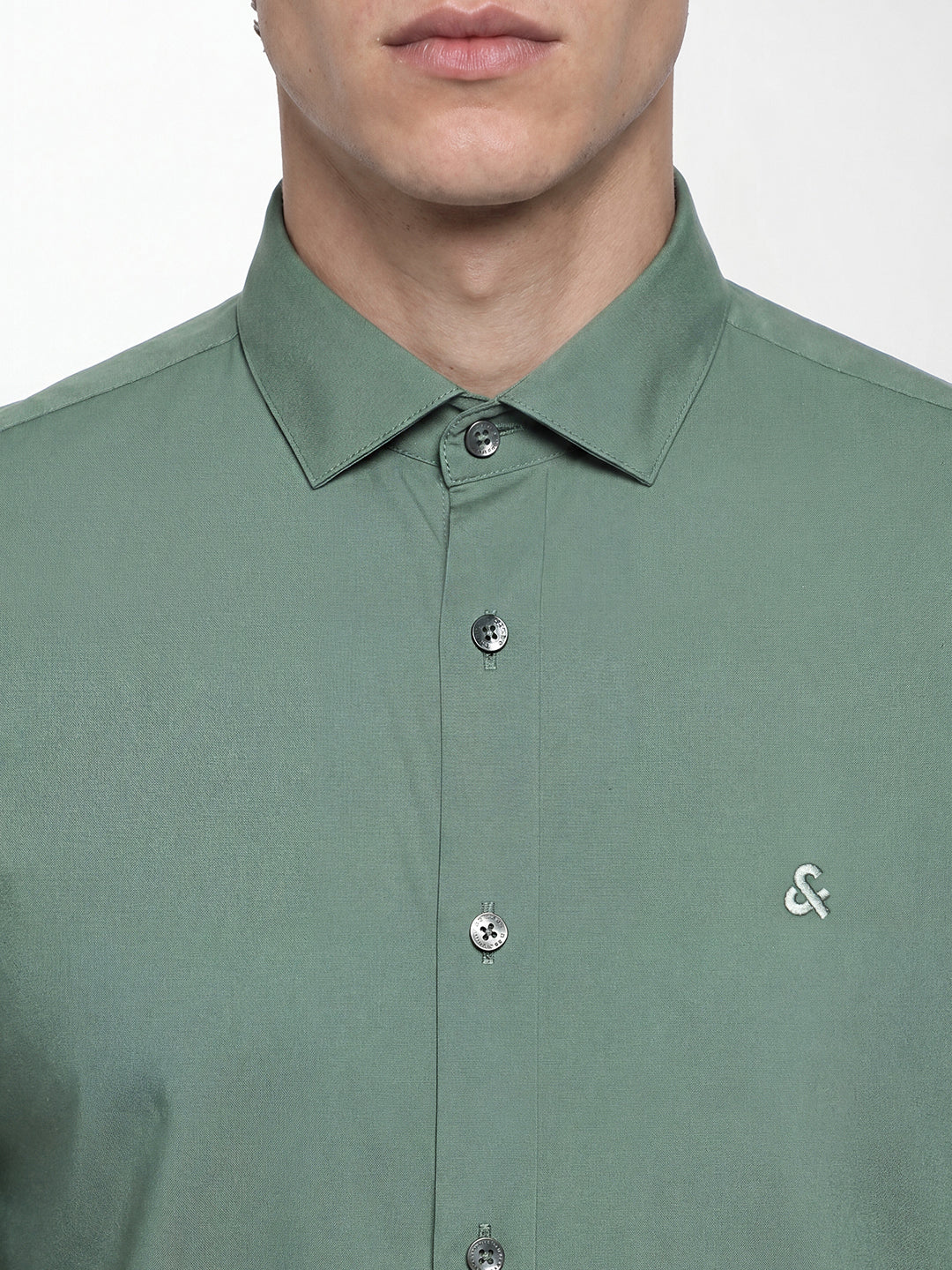Light Green Formal Full Sleeves Shirt
