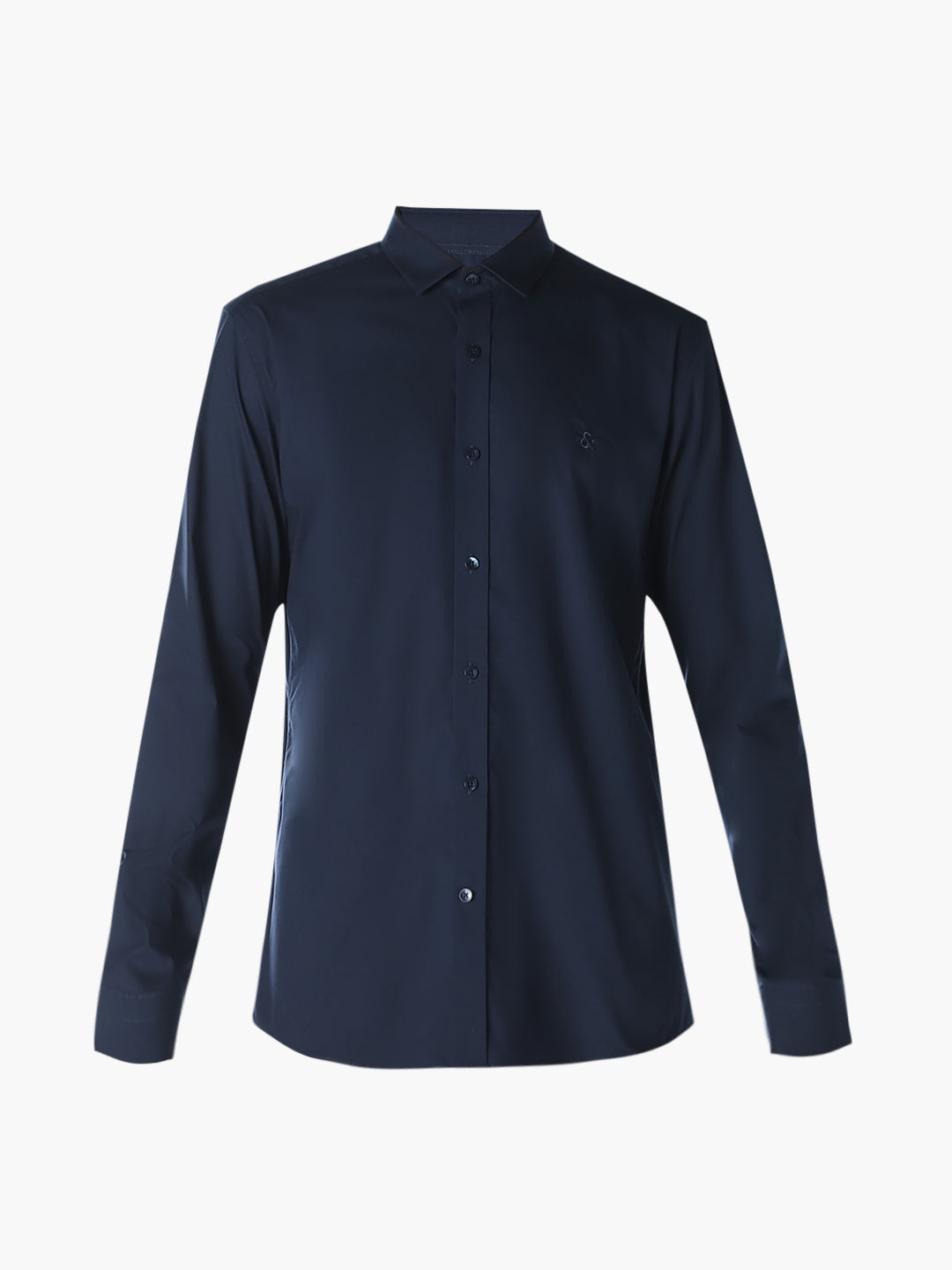 Navy Blue Formal Full Sleeves Shirt