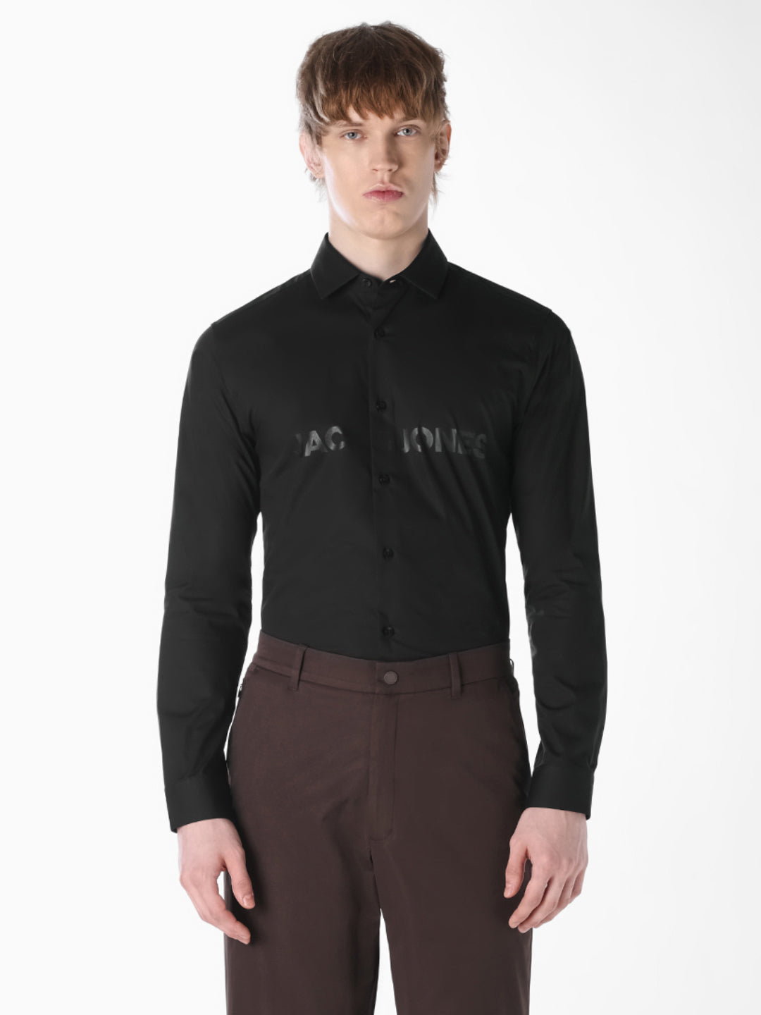 Logo Print Slim Fit Shirt