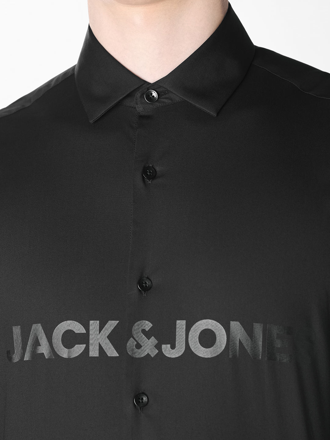 Logo Print Slim Fit Shirt