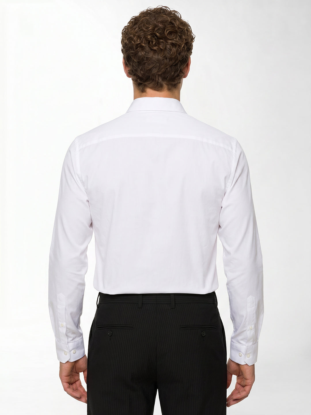 White Printed Cotton Shirt