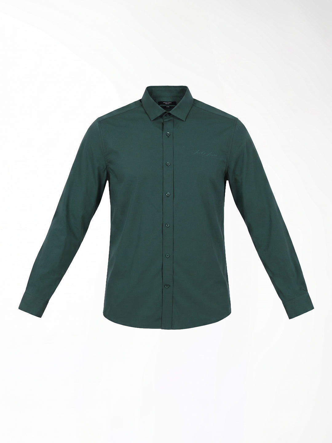 Slim Fit Dark Green Shirt