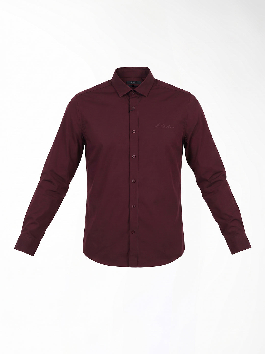 Slim Fit Dark Maroon Shirt