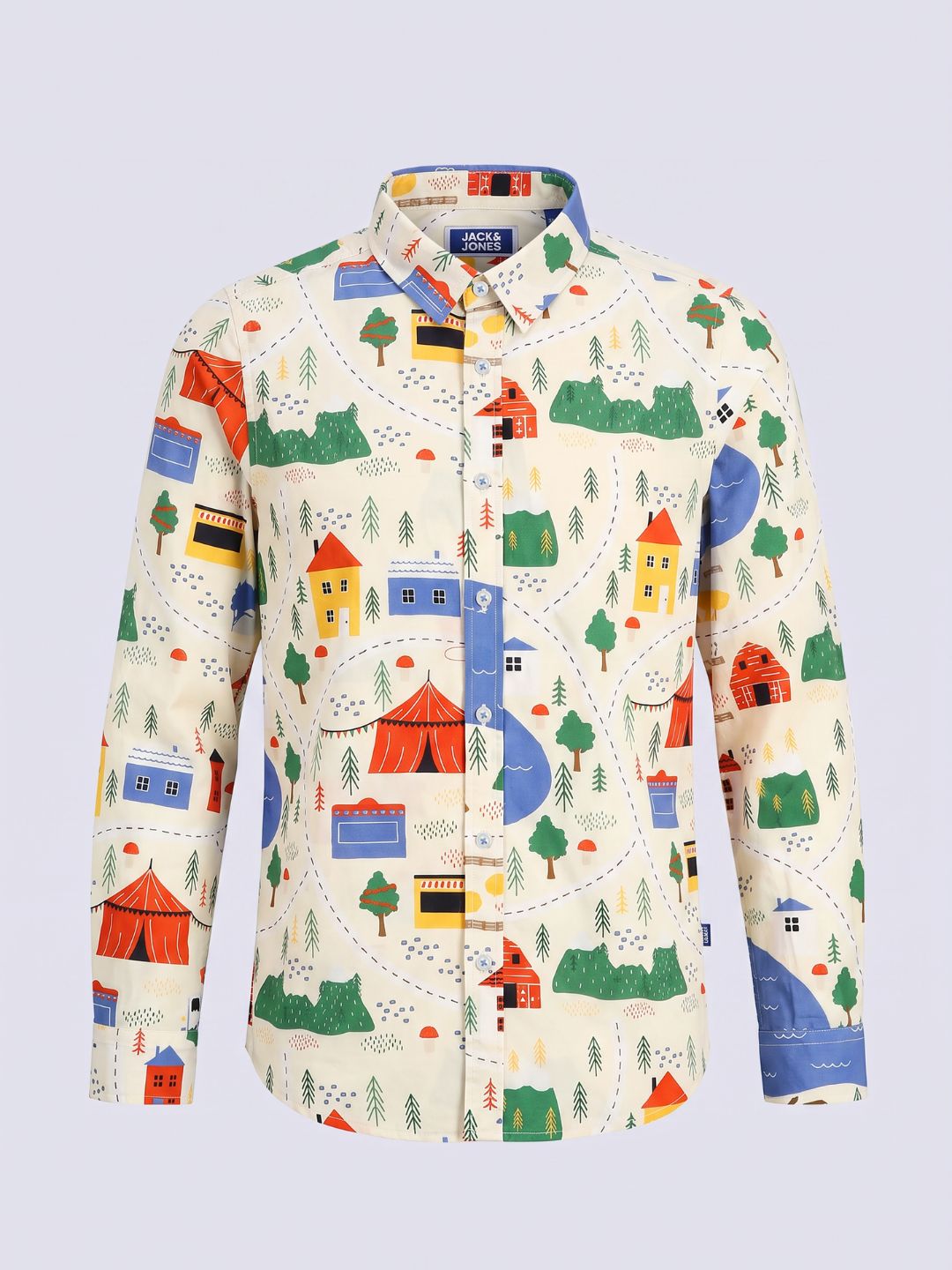 Boys Printed Full Sleeves Shirt