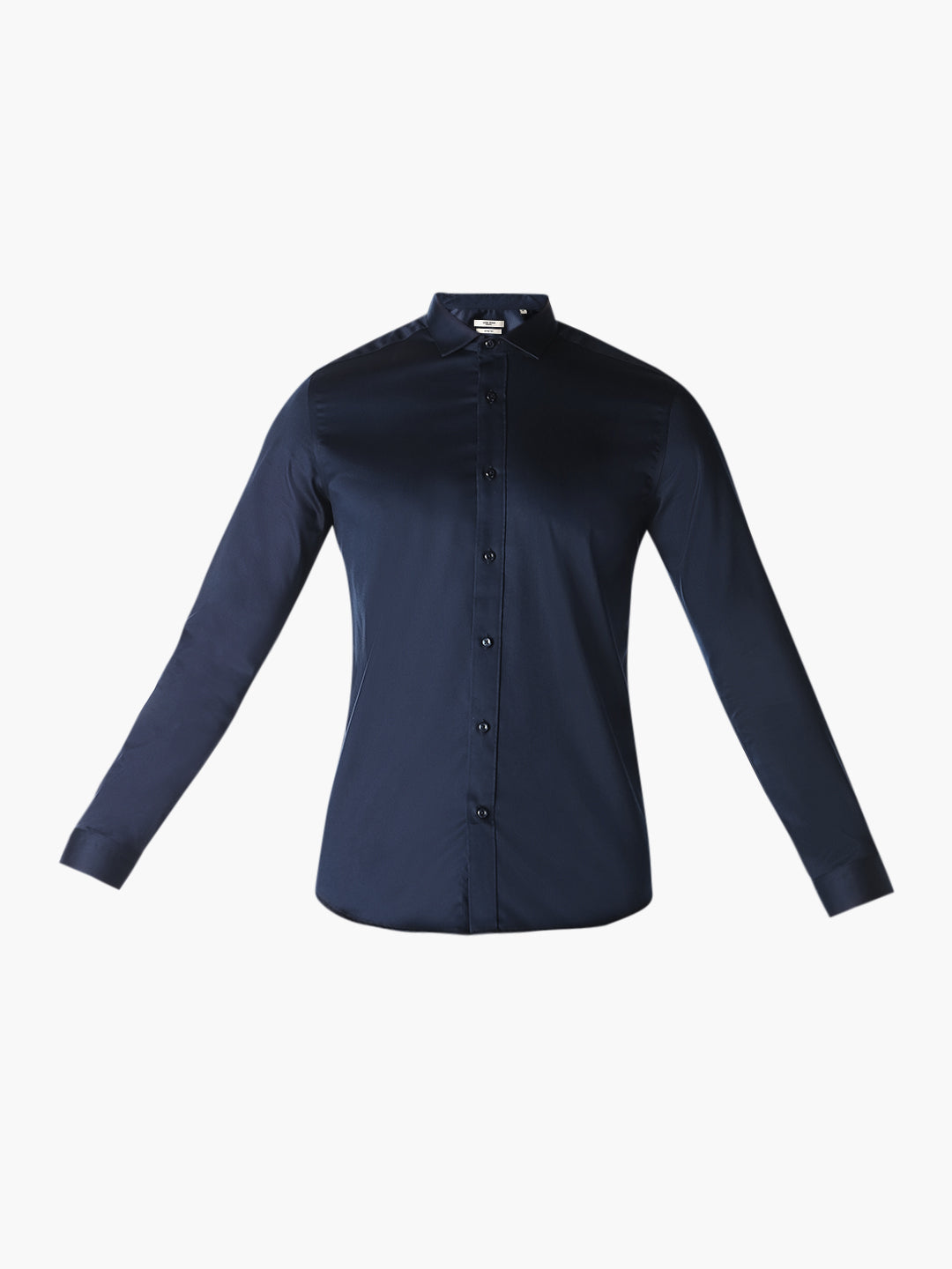 Navy Cotton Formal Shirt
