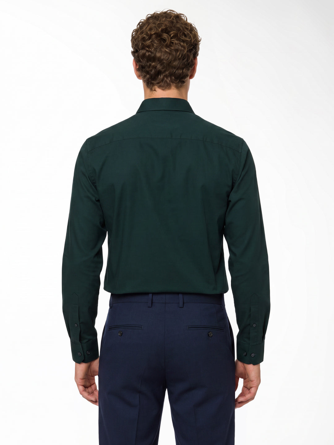 Dark Green embroidered logo Shirt