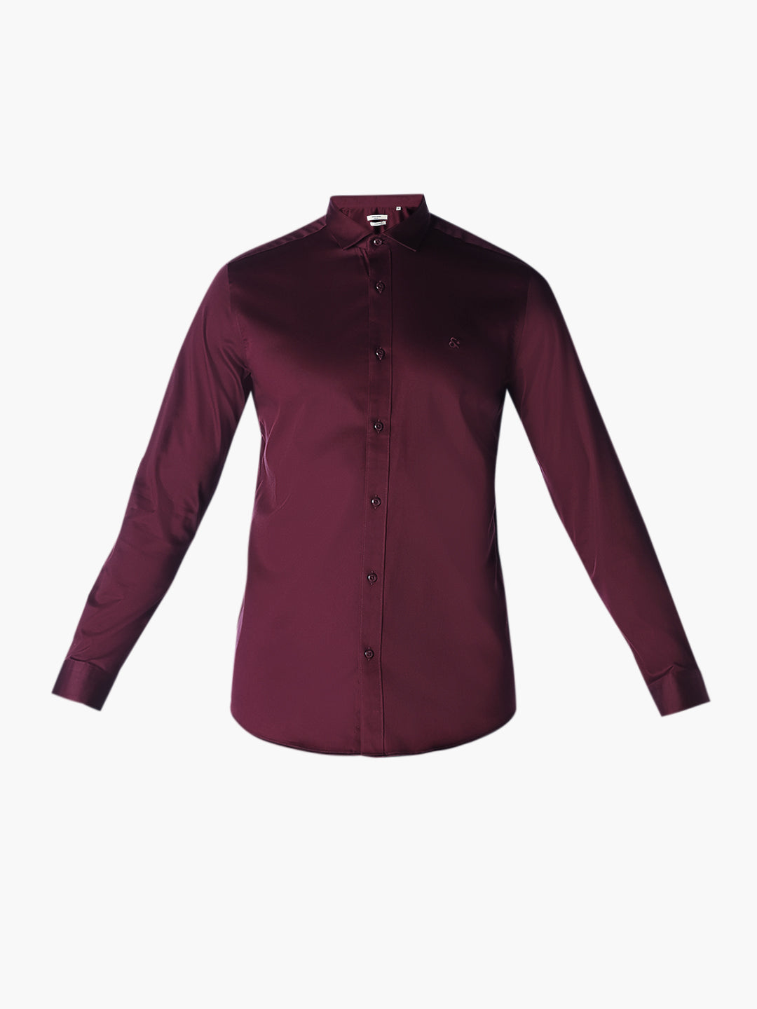 Purple Cotton Formal Shirt