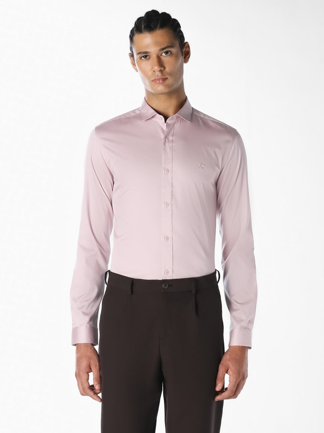 Pink Formal Full Sleeves Shirt