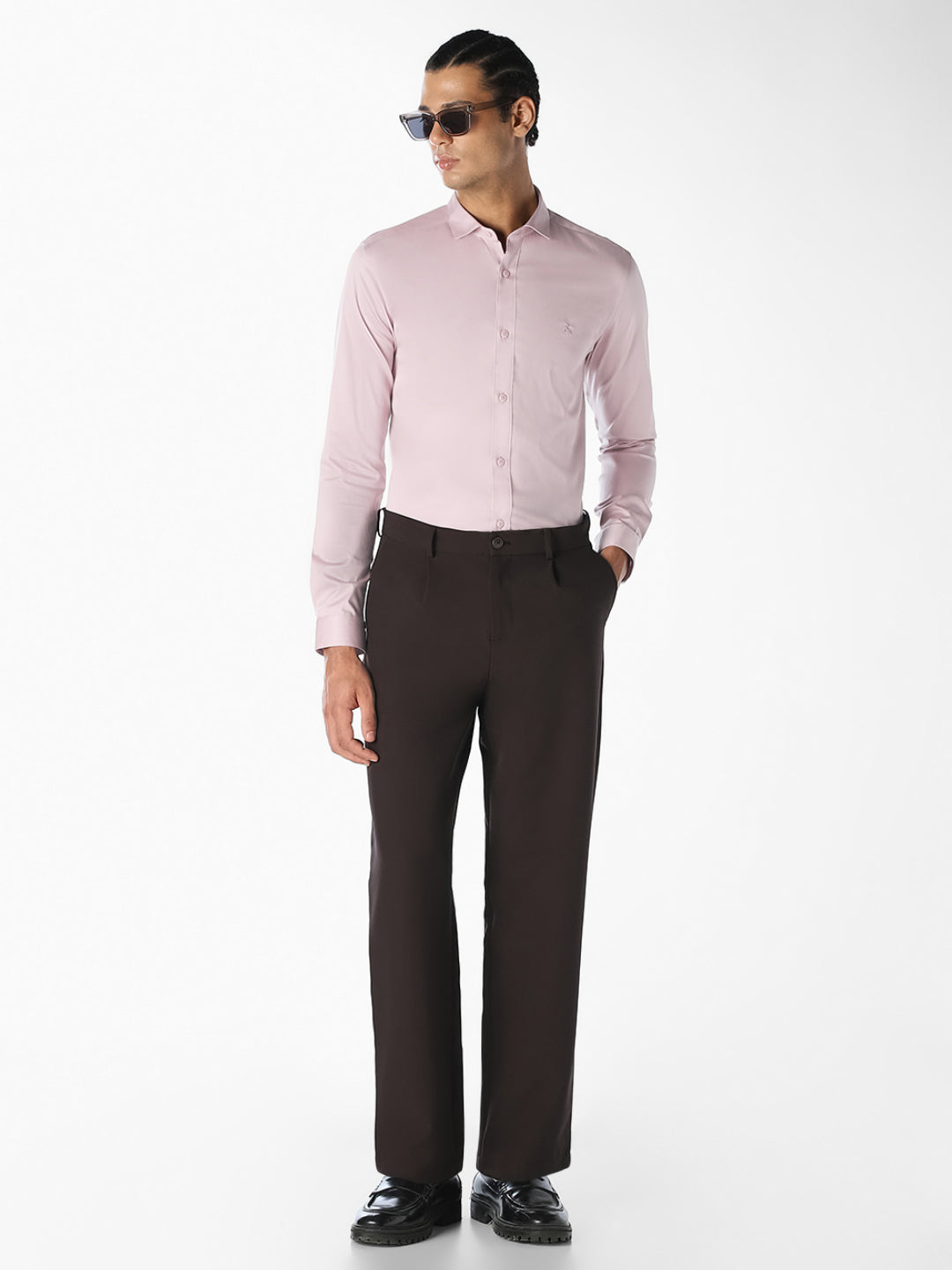 Pink Formal Full Sleeves Shirt