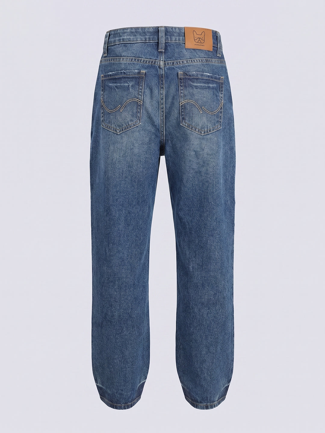 Boys Blue Distressed Baggy Jeans