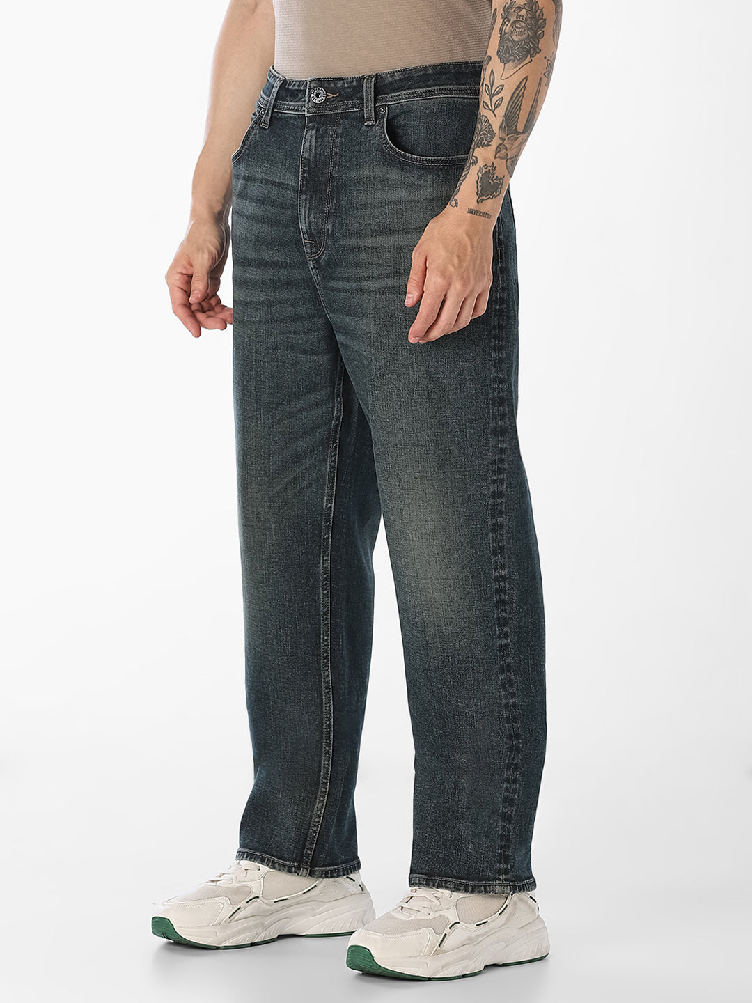 Washed Dario Loose Fit Jeans