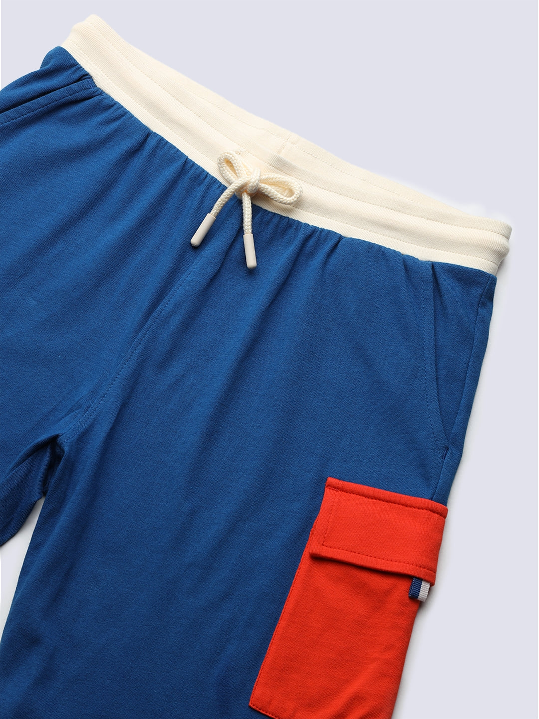 Boys Colourblock Cargo Sweat Shorts