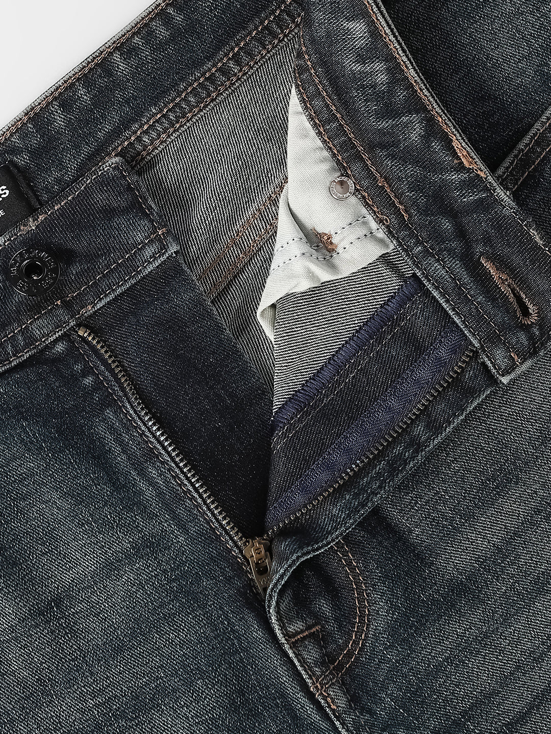 Blue Faded Cliff Bootcut Jeans