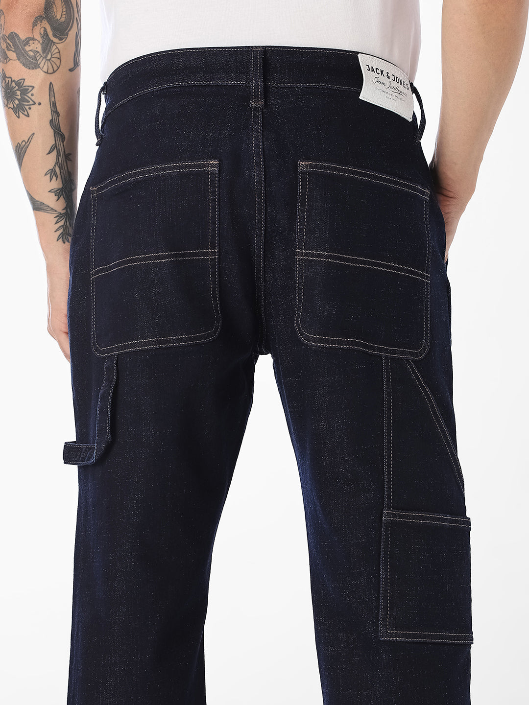 Dark Blue Cliff Bootcut Jeans