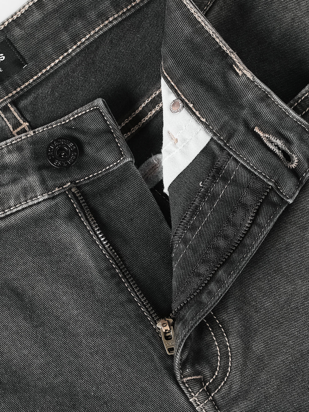 Dark Grey Clark Regular Fit Jeans