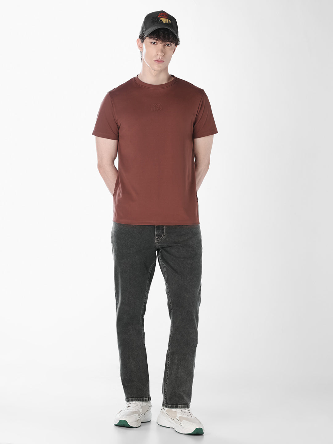 Dark Grey Clark Regular Fit Jeans