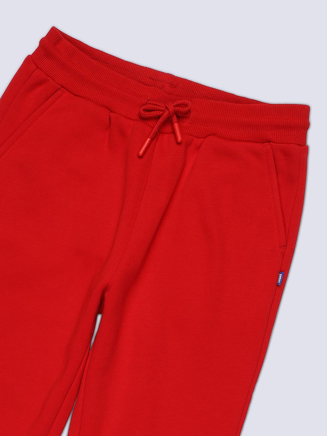 Boys Red Regular Fit Joggers