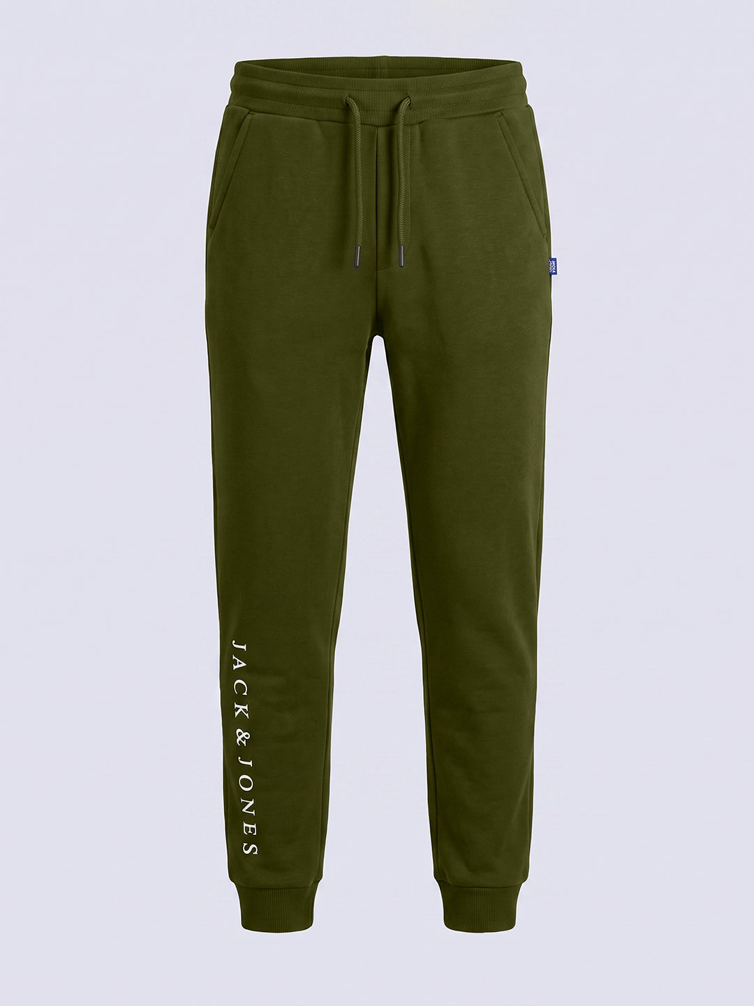 Boys Green Regular Fit Joggers