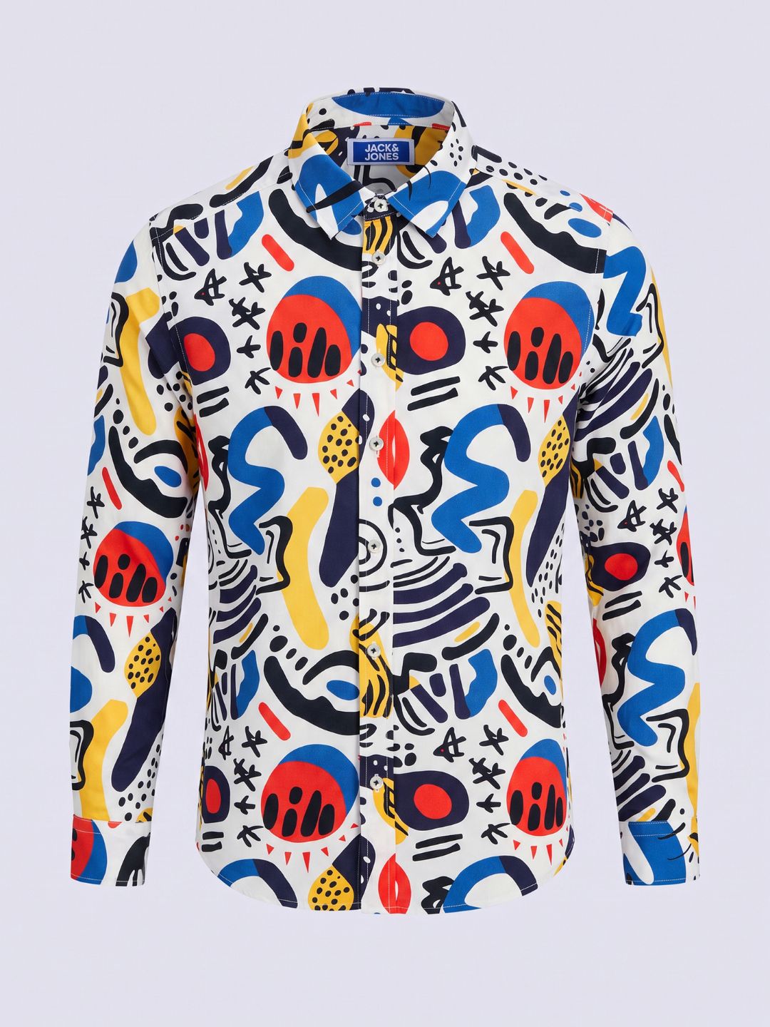 Boys Multi-Colour Printed Shirt