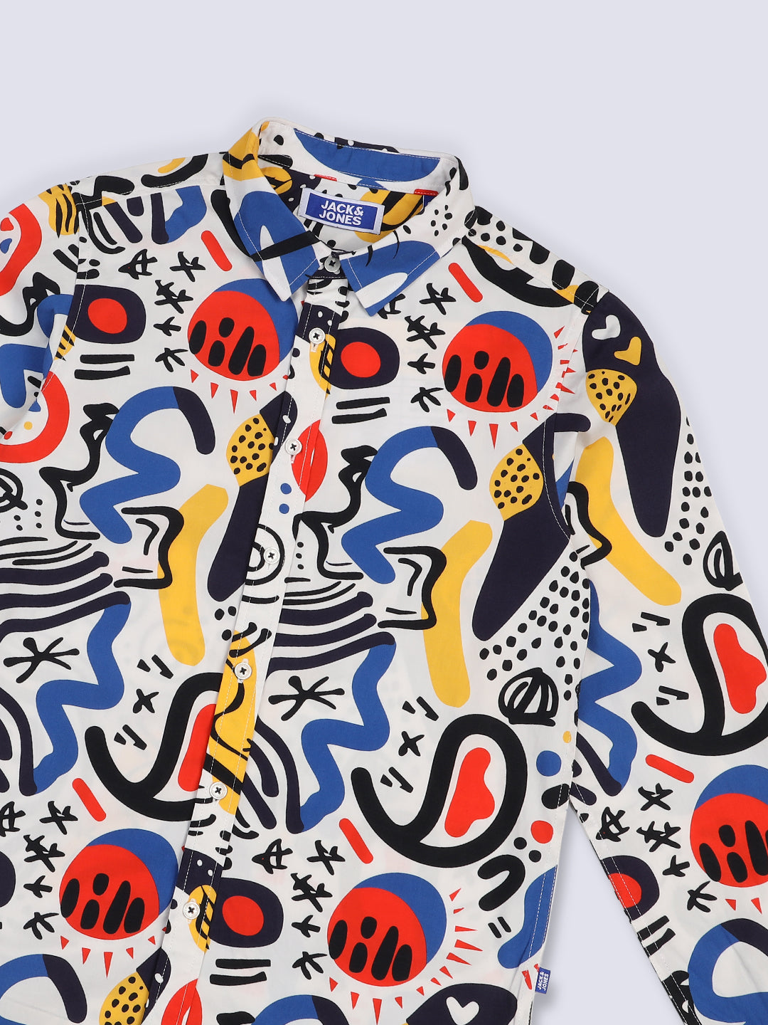Boys Multi-Colour Printed Shirt