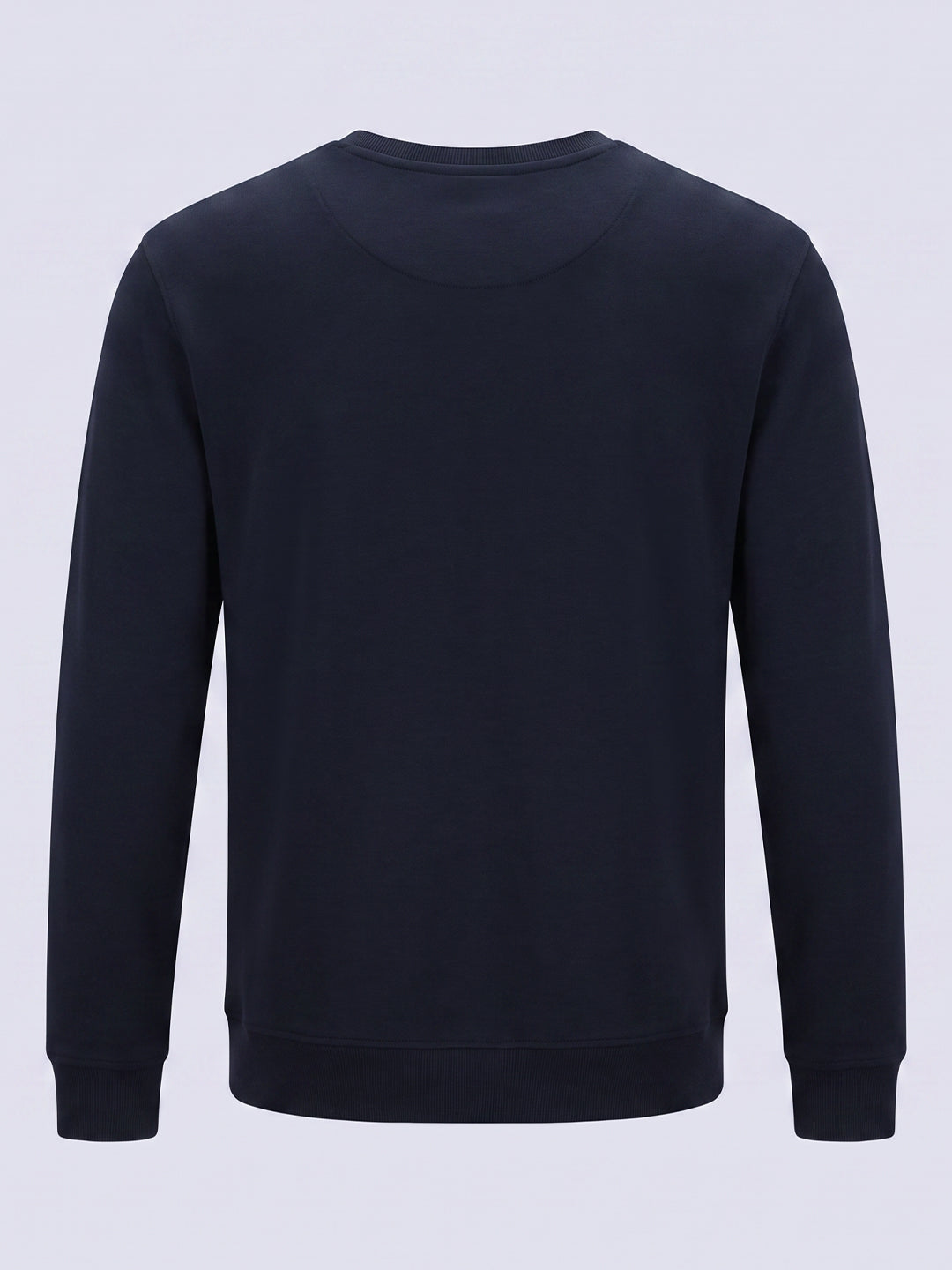 Boys Blue Embroidered Print Sweatshirt