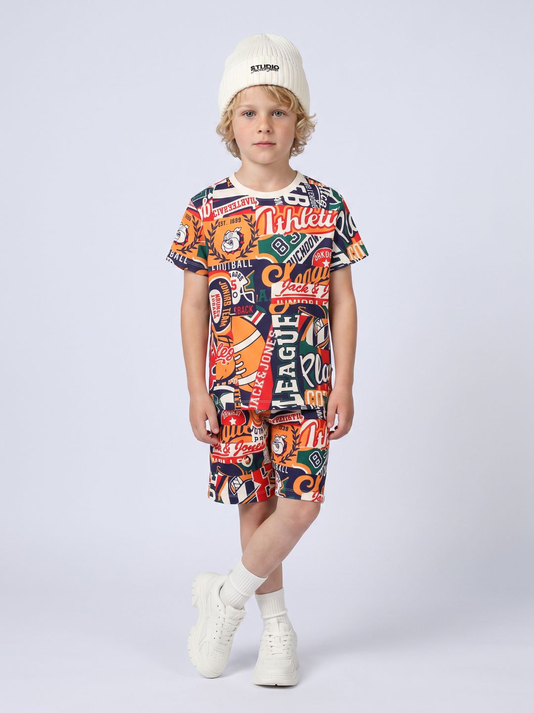 Boys Printed Cotton T-shirt